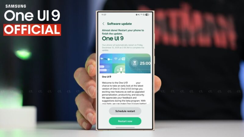 Samsung One UI 9 beta